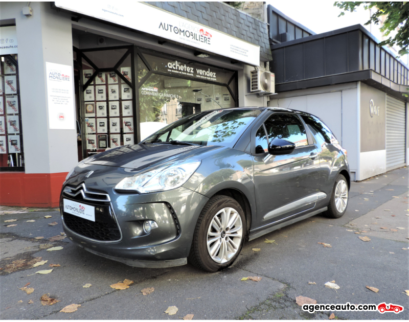 Achat voiture occasion, Auto occasion pas cher | Agence Auto Citroen DS3 1.6 E-Hdi 92ch SO CHIC Gris Année 2014 Manuelle Diesel